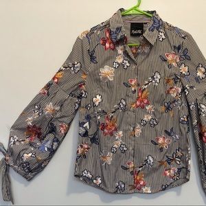 Nanette Lepore Embroidered Blouse